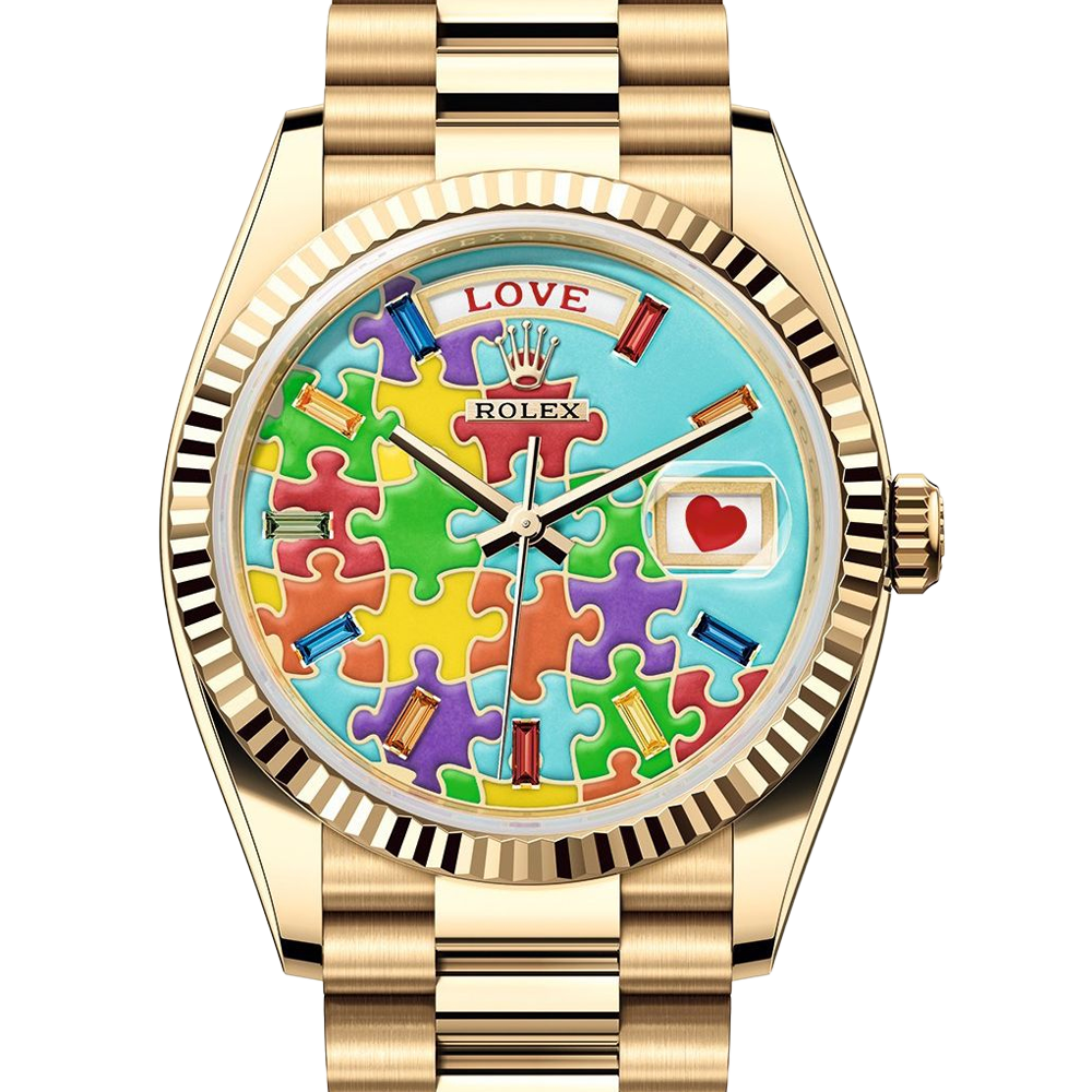 Rolex Day-Date 36 "Emoji Puzzle"