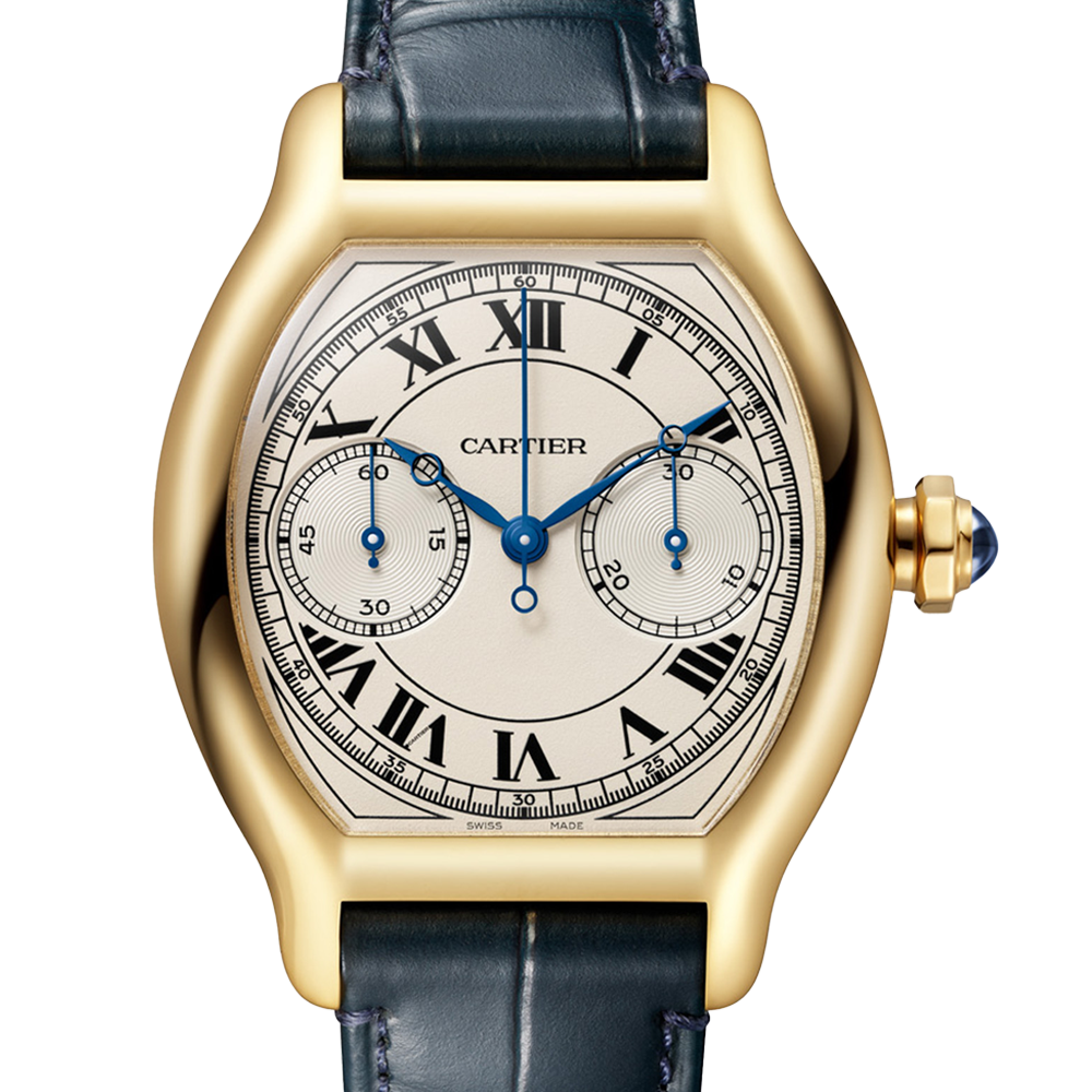 Cartier Privé Tortue Monopoussoir Chronograph